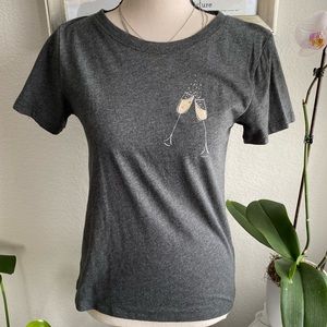 J.Crew champagne crew neck T.Shirt